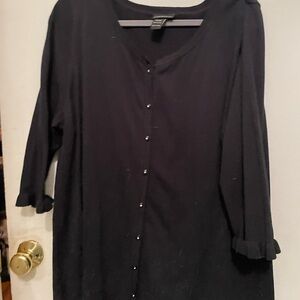 Lane Bryant cardigan but can wear as a sweater.